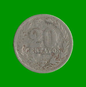 MONEDA DE ARGENTINA, M$N 2DA CIRCULACION, 0,20 CTVOS, AÑO 1912, ESTADO USADA.-