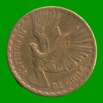 MONEDA DE CHILE 10 CENTESIMOS,  AÑO 1965, ESTADO USADA.- - Imagen 2