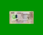 BILLETE DE ALBANIA 200,00 LEKE, POLYMERO PICK 76, ESTADO SIN CIRCULAR.- - Imagen 2