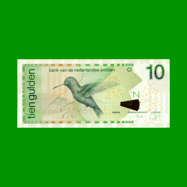 BILLETE DE ANTILLAS HOLANDESAS 10 GULDEN, PICK 28H, AÑO 2016, ESTADO SIN CIRCULAR.-