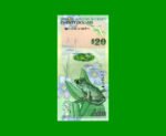 BILLETE DE BERMUDA 20 DOLARES, HIBRIDO, PICK 60, ESTADO SIN CIRCULAR.-