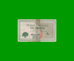 BONO TICKET TRUEQUE DEL PROGRAMA DE AUTOSUFUCIENCIA REGIONAL, 2 CREDITOS, MG 113, ESTADO USADO.-