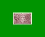 BILLETE DE ITALIA 5 LIRAS, PICK 31c, AÑO 1944, ESTADO SIN CIRCULAR.-