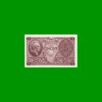 BILLETE DE ITALIA 5 LIRAS, PICK 31c, AÑO 1944, ESTADO SIN CIRCULAR.-