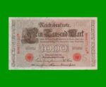BILLETE DE ALEMANIA 1.000 MARCOS, PICK 44b, AÑO 1910, ESTADO EXCELENTE.-
