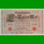 BILLETE DE ALEMANIA 1.000 MARCOS, PICK 44b, AÑO 1910, ESTADO EXCELENTE.-