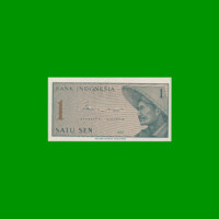 BILLETE DE INDONESIA 1 SEN, PICK 90, AÑO 1964, ESTADO SIN CIRCULAR.-