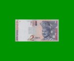 BILLETE DE MALASIA 2 RINGGIT, PICK 40c, ESTADO SIN CIRCULAR.-