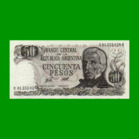 REPOSICION BILLETE PESOS LEY 18.188 $ 50,00, BOT 2375, ESTADO SIN CIRCULAR.-