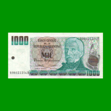 REPOSICION BILLETE PESOS ARGENTINOS $ 1000,00, BOT 2636, ESTADO EXCELENTE .-
