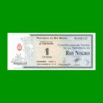 BONO DE RIO NEGRO $ 1,00, EC 376, AÑO 1995, ESTADO EXCELENTE.-
