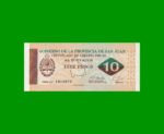 BONO DE SAN JUAN $ 10,00, EC 426 - (427), AÑO 1995, ESTADO SIN CIRCULAR.-