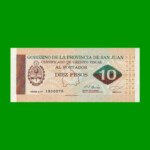 BONO DE SAN JUAN $ 10,00, EC 426 - (427), AÑO 1995, ESTADO SIN CIRCULAR.-