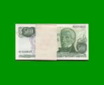 FAJO DE BILLETES PESOS LEY 18.188 $500,00, BOT 2433, PICK 303c, AÑO 1982, ESTADO SIN CIRCULAR.-