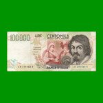 BILLETE DE ITALIA 100.000 LIRAS, PICK 117, AÑO 1994, ESTADO MUY BUENO+ .-