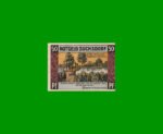 BILLETE DE ALEMANIA NOTGELD CIUDAD DE SUCHSDORF 50 CENTAVOS, M. M. 1291.1, ESTADO MUY BUENO.- - Imagen 2