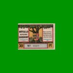 BILLETE DE ALEMANIA NOTGELD CIUDAD DE SUCHSDORF 50 CENTAVOS, M. M. 1291.1, ESTADO MUY BUENO.-