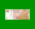 BONO DE CORDOBA $ 20,00, EC 303, AÑO 2002, SERIE H, ESTADO SIN CIRCULAR.-