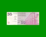 BONO DE CORDOBA $ 50,00, EC NO CATALOGADO, AÑO 2001, SERIE D, ESTADO MUY BUENO.-