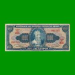 BILLETE DE BRASIL 1.000 CRUZEIROS, PICK 173c, AÑO 1963, ESTADO BUENO+ .-