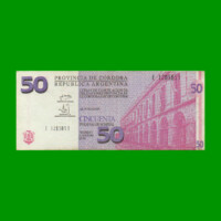 BONO DE CORDOBA $ 50,00, EC 304, AÑO 2001, SERIE E, ESTADO EXCELENTE.-