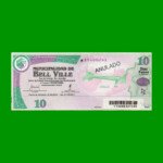BONO MUNICIPALIDAD DE BELL VILLE $10,00, AÑO 2010/2011, ESTADO EXCELENTE+ .-