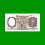 MONEDA NACIONAL $ 5,00, BOT 1925, AÑO 1962, ESTADO SIN CIRCULAR.-