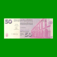 BONO DE CORDOBA $ 50,00, EC 305, AÑO 2002, SERIE F, ESTADO EXCELENTE+ .-