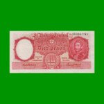 MONEDA NACIONAL $10,00, BOT 1928, FIRMA ROJA, AÑO 1943, ESTADO EXCELENTE.-
