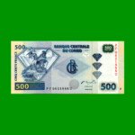 BILLETE DE CONGO 500 FRANCOS, PICK 96, AÑO 2002, ESTADO SIN CIRCULAR.-