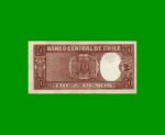 BILLETE DE CHILE $ 10,00, PICK 111, AÑO 1947/58, ESTADO EXCELENTE.- - Imagen 2