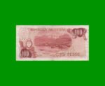 REPOSICION BILLETE PESOS LEY 18.188 $ 100,00, BOT 2403b, ESTADO BUENO+ .- - Imagen 2