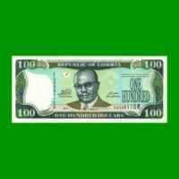BILLETE DE LIBERIA 100 DOLARES, PICK 30f, AÑO 2011, ESTADO SIN CIRCULAR.-