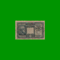 BILLETE DE ITALIA 10 LIRAS, PICK 32a, AÑO 1944, ESTADO BUENO.-