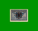 BILLETE DE ALEMANIA NOTGELD CIUDAD DE ARNFTADT 50 CENTAVOS, M. M. 43.1, ESTADO EXCELENTE.-