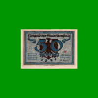 BILLETE DE ALEMANIA NOTGELD CIUDAD DE ARNFTADT 50 CENTAVOS, M. M. 43.1, ESTADO EXCELENTE.-