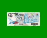 BONO MUNICIPALIDAD DE BELL VILLE $2,00, AÑO 2002/2003, ESTADO EXCELENTE+ .-