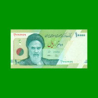 BILLETE DE IRAN 10.000 RIALS, PICK 159, AÑO 2017, ESTADO SIN CIRCULAR.-