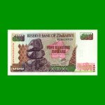 BILLETE DE ZIMBABWE 500 DOLARES, PICK 11b, ESTADO EXCELENTE+ .-