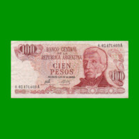 REPOSICION BILLETE PESOS LEY 18.188 $ 100,00, BOT 2403b, ESTADO BUENO+ .-