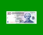 BONO REPOSICION NACIONAL LECOP $ 20,00, EC 206R, ESTADO SIN CIRCULAR.-