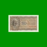 MONEDA NACIONAL 0,50 CTVOS, BOT 1903, AÑO 1951,  ESTADO EXCELENTE+ .-