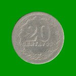 MONEDA DE ARGENTINA, M$N 2DA CIRCULACION, 0,20 CTVOS, AÑO 1915, ESTADO USADA.-