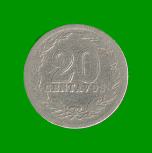 MONEDA DE ARGENTINA, M$N 2DA CIRCULACION, 0,20 CTVOS, AÑO 1915, ESTADO USADA.-