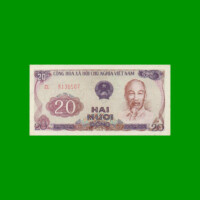 BILLETE DE VIETNAM 20 DONG, PICK 94, AÑO 1985, ESTADO SIN CIRCULAR.-