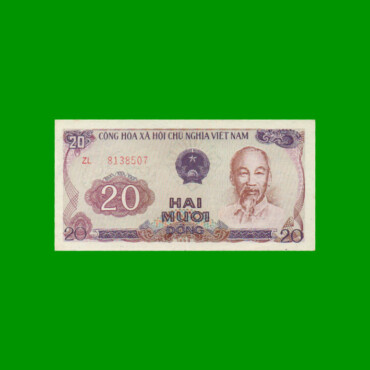 BILLETE DE VIETNAM 20 DONG, PICK 94, AÑO 1985, ESTADO SIN CIRCULAR.-