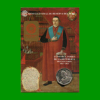 PERU, MONEDA EN BLISTER, 1 SOL, JOSE BAQUIANO Y CARRILLO, CONMEMORATIVA, AÑO 2022, ESTADO NUEVA.-