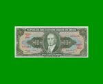 BILLETE DE BRASIL 10 CRUZEIROS, PICK 177, AÑO 1962, ESTADO EXCELENTE.-
