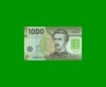 BILLETE DE CHILE $ 1.000,00, POLYMERO, PICK 161b, AÑO 2011, ESTADO SIN CIRCULAR.-