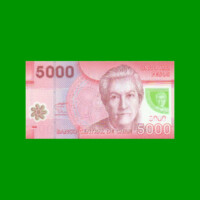 BILLETE DE CHILE $ 5.000,00, POLYMERO, PICK 163b, AÑO 2011, ESTADO SIN CIRCULAR.-